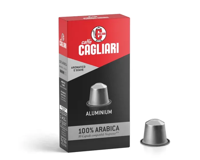 Cagliari 100% Arabica - 10 capsules en aluminium
